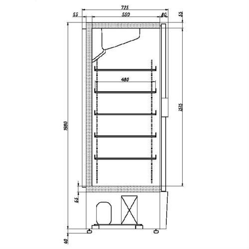 Шкаф холодильный r700m характеристика