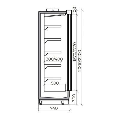 Холодильная горка MAGMA CRETE NANO DG 3750