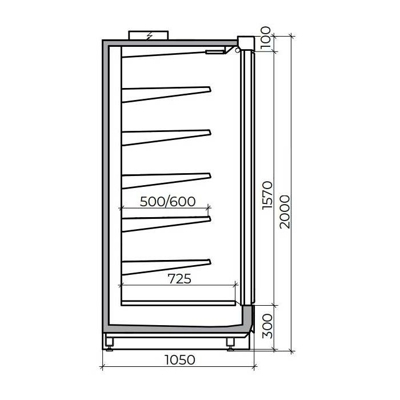 Морозильный шкаф MAGMA CRETE NT 3750