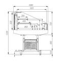Холодильная витрина Carboma FUDZI PF11-13 VM 1,25-2 9006
