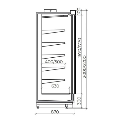 Холодильная горка MAGMA CRETE COMPACT DG 2500