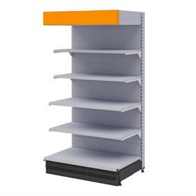 Модуль стеллажа линейный be shelf! S 400 с фризом и LED подсветкой