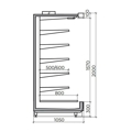 Холодильная горка MAGMA CRETE 3750
